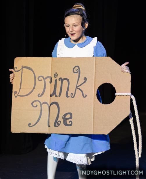 Drink me picture from Alice in Wonderland play