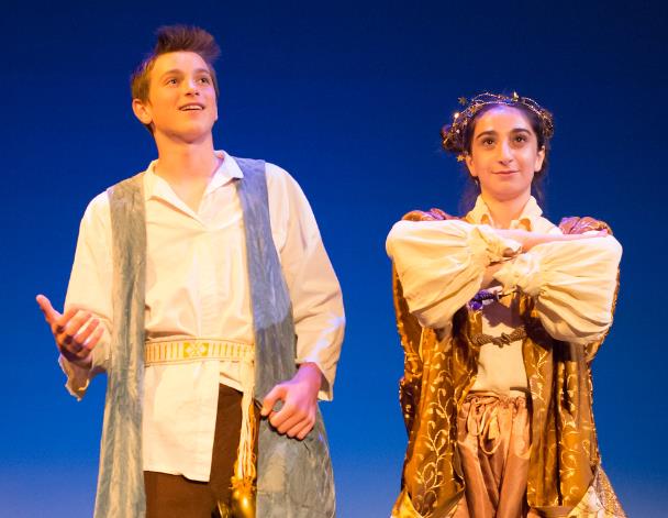 High School Students perform ArtReach's Aladdin