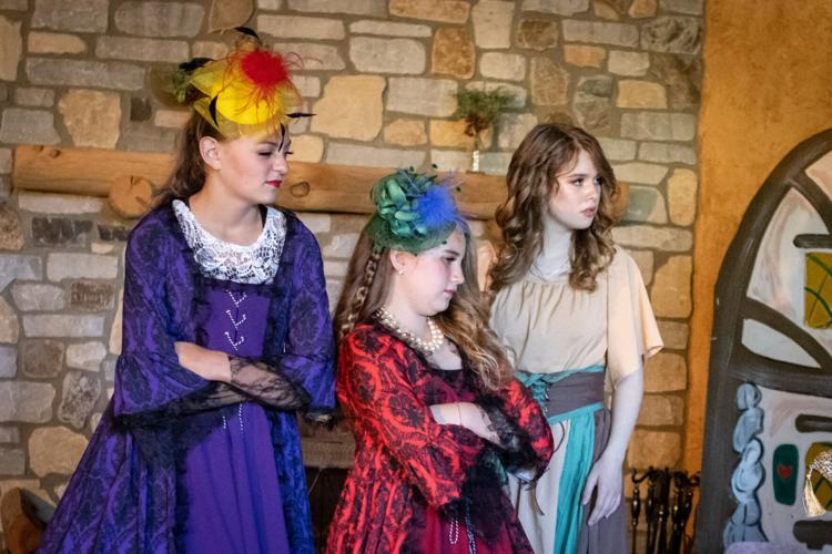 Step sisters in Cinderella play 