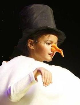 The Scarecrow becomes The Snowman in A Christmas Wizard of Oz!