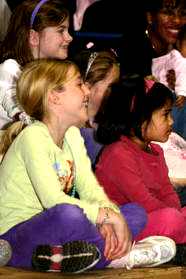 Happy Kids at a Children's Play - I'm a Celebrity