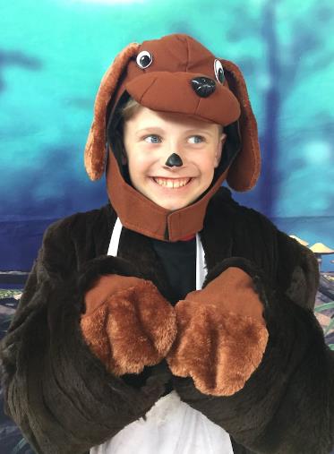The Darling Dog in Peter Pan play