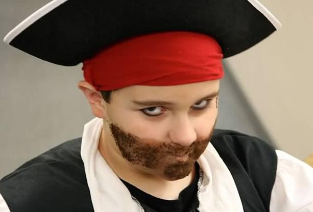 Pirate in Peter Pan Kids Play