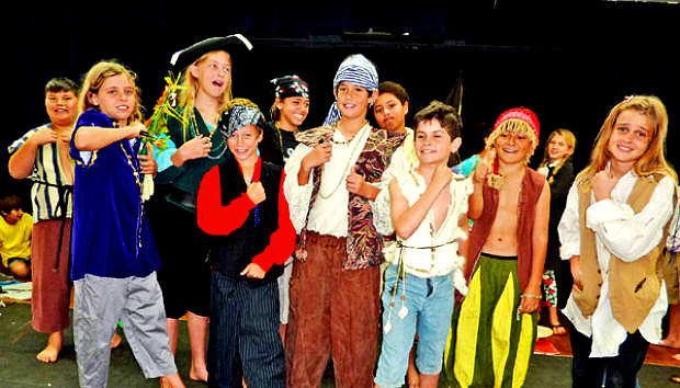 What can be more fun than playing pirates?  These kids love ArtReach's TREASURE ISLAND: YOUNG PIRATES OF THE CARIBBEAN!