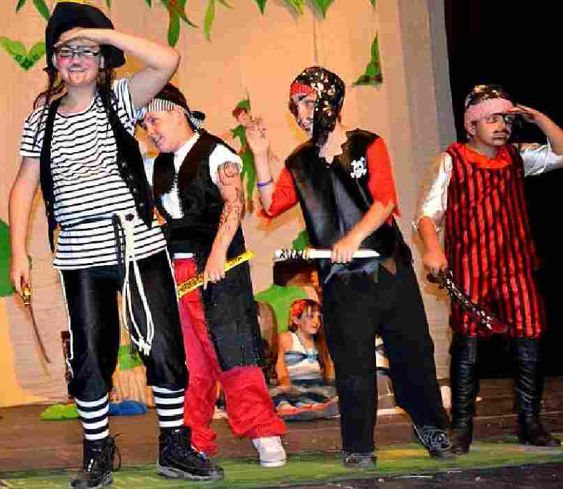 Young Pirates of the Caribbean!  Treasure Island!