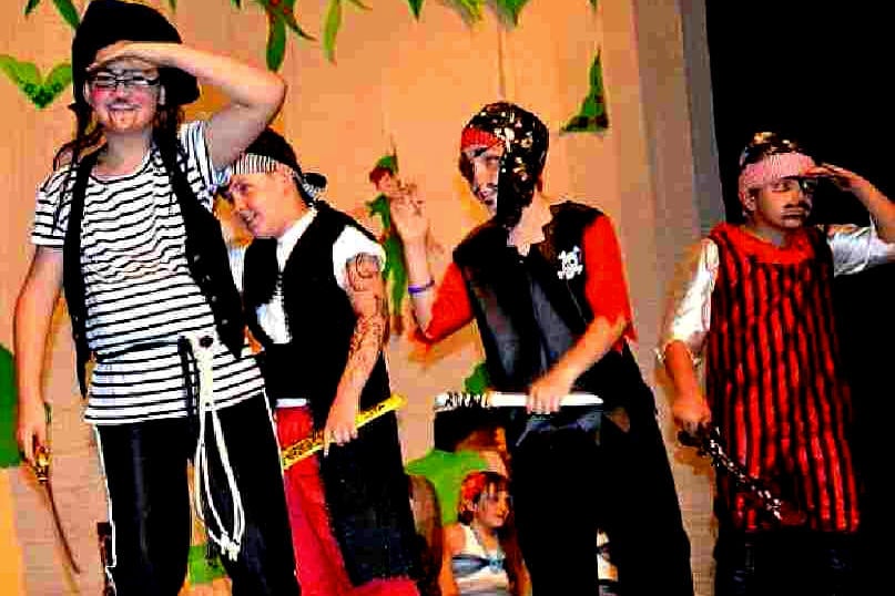 Treasure Island - large cast Musical playscript for kids to perform