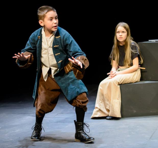 Billy Bones played by talented kids, Treasure Island