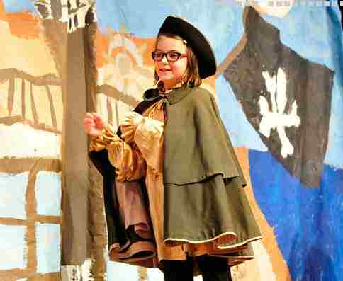 Kids perform Musical play Treasure Island