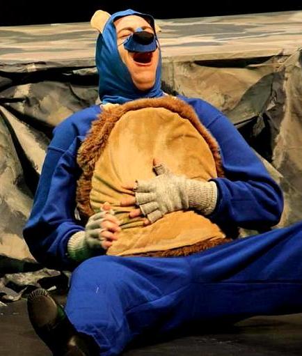 Baloo offers comedy in The Jungle Book