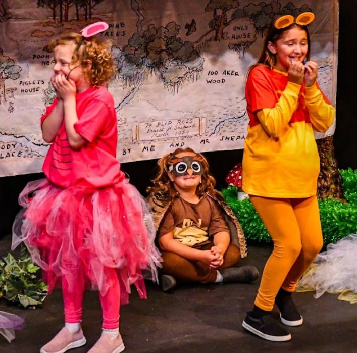 Kids have run in Winnie the Pooh