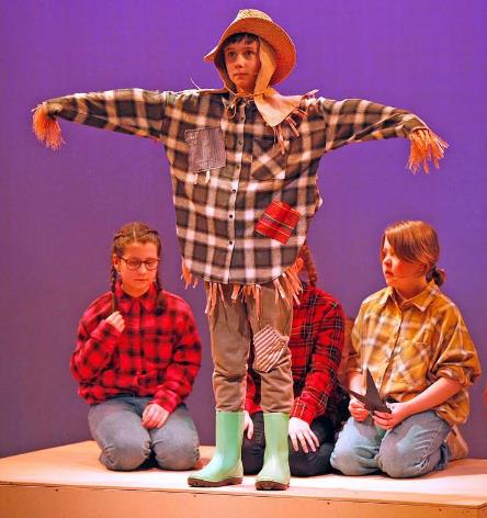 Scarecrow in Wizard of Oz Play