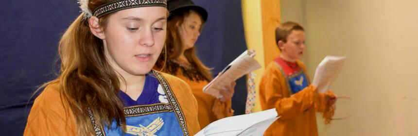 Young Cherokee Play for Young Audiences